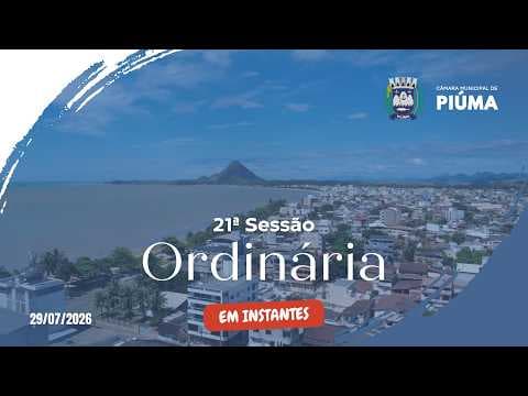21º Sessão Ordinária - (29/07/2026).